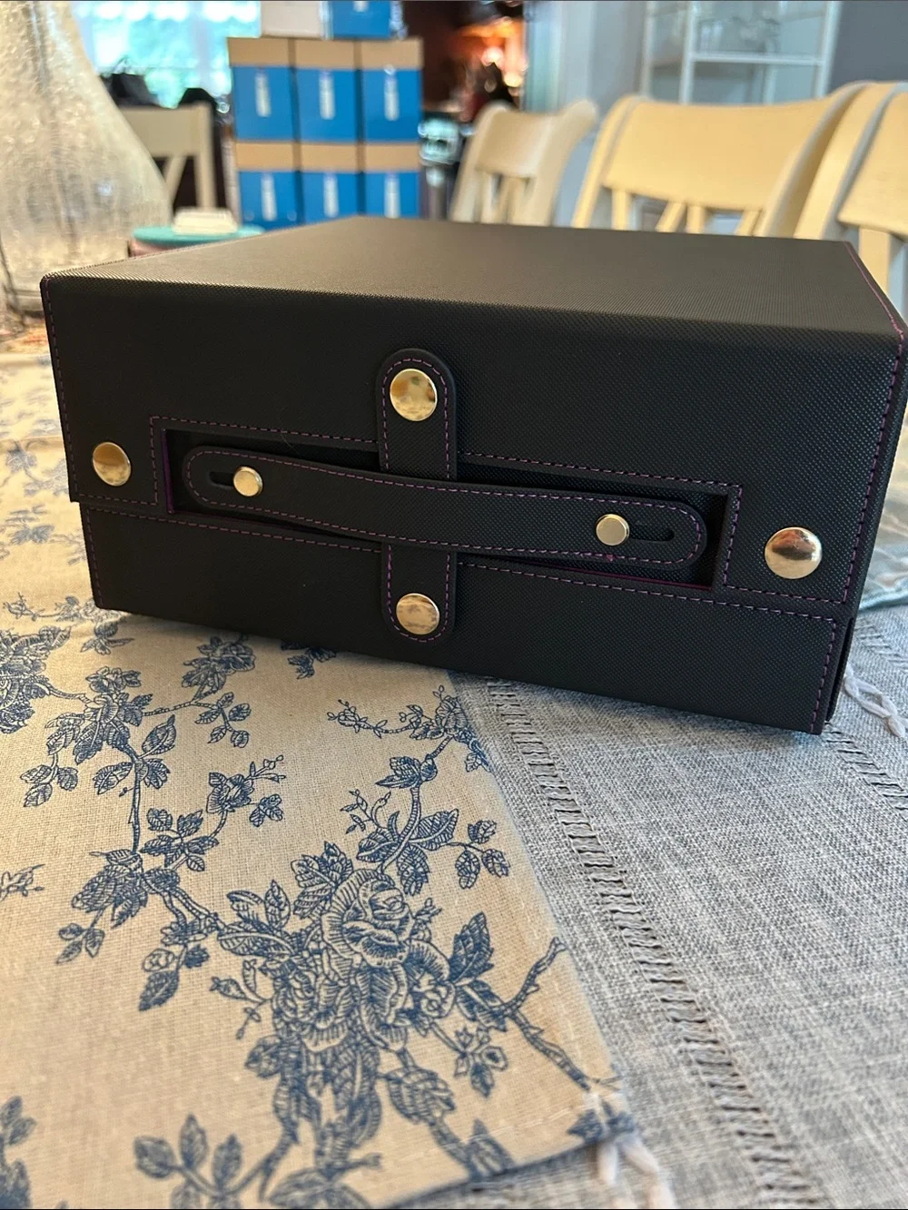 Cieex Leather Trading Card Storage Box 2100